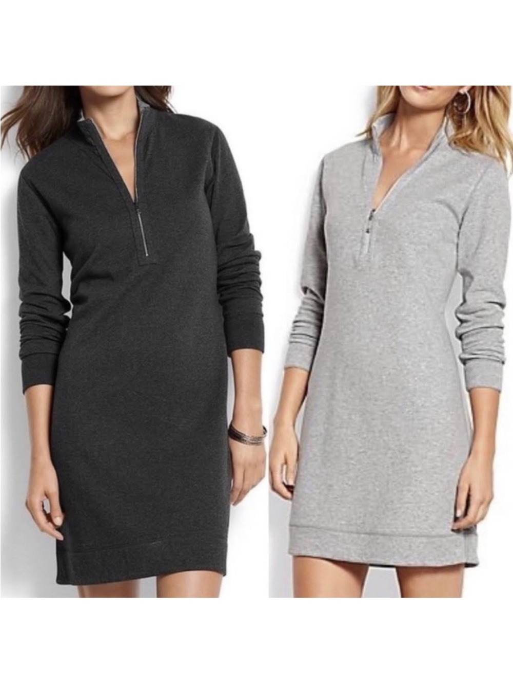Tommy Bahama Flip Reversible Sweatshirt Dress Blue Gray Women’s